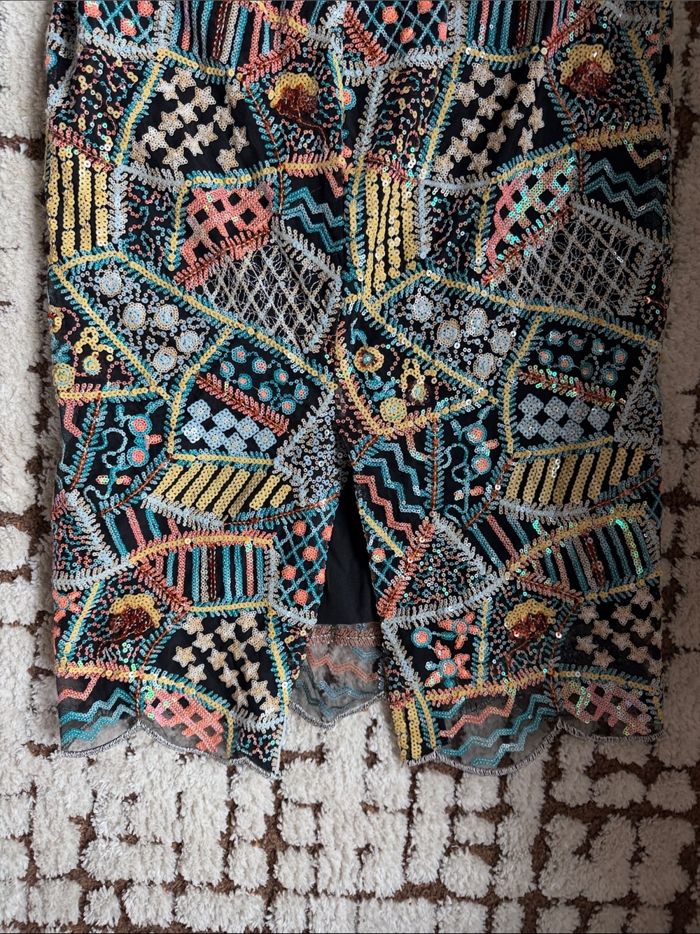 Elliatt x Free People Mauritius Sequin Midi Dress - Size M - Picture 8 of 11
